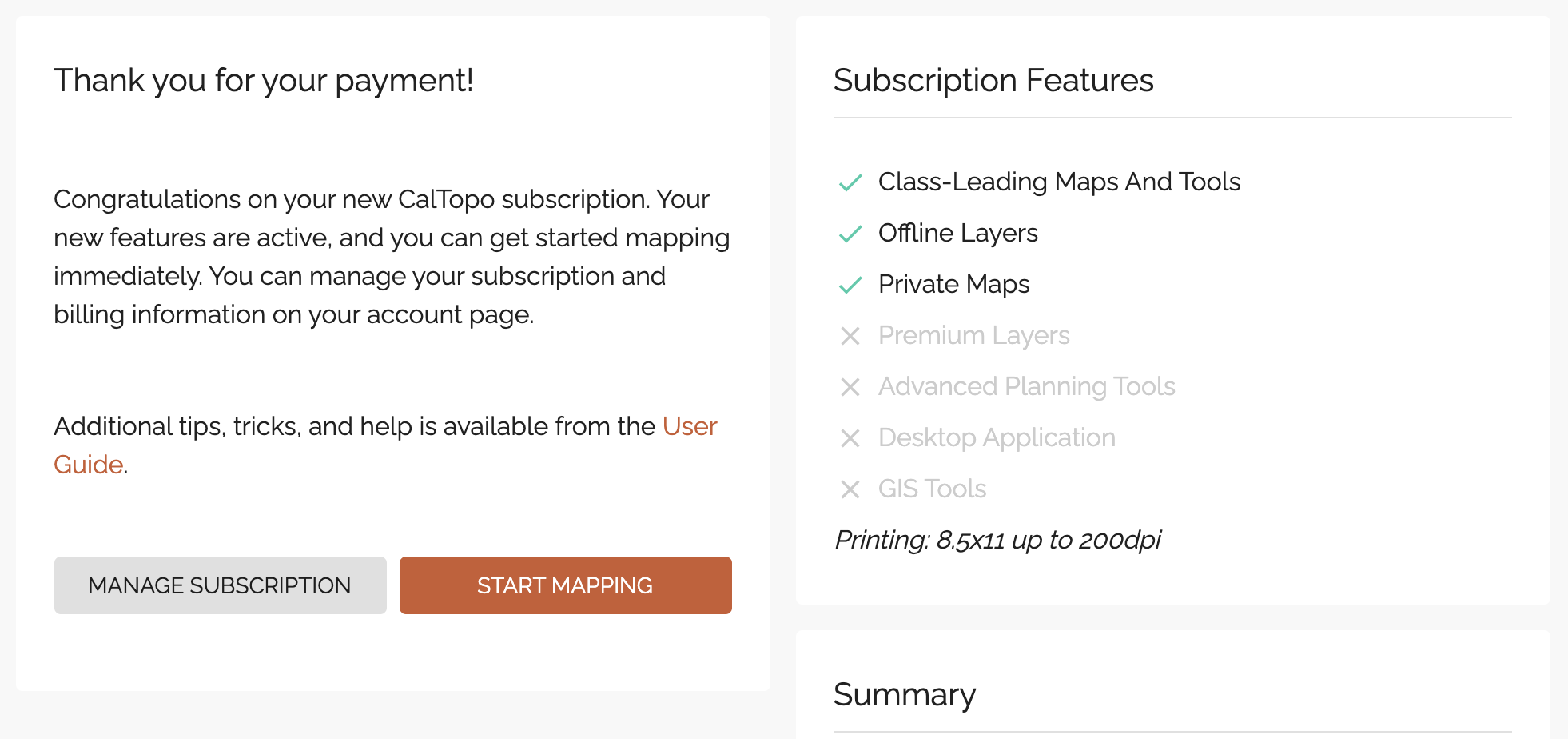Arrows pointing to three ways to access the upgrade page.